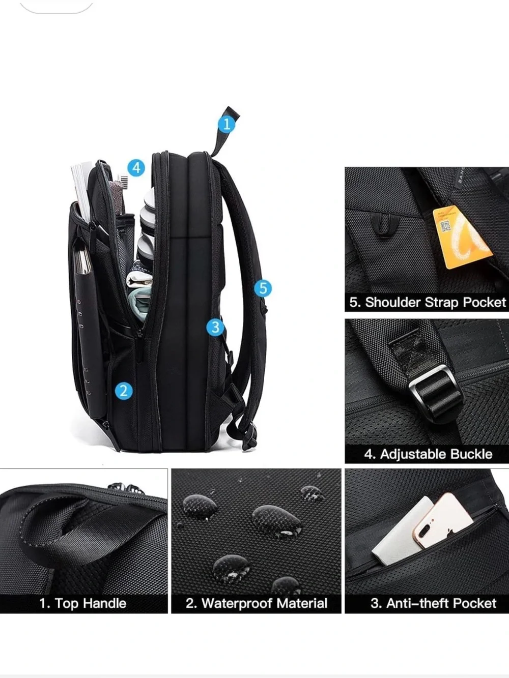 Bange Men's Urban Laptop Backpack